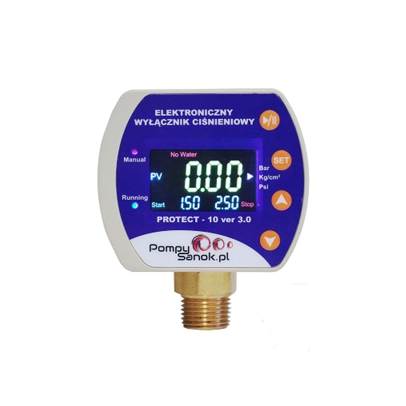Elektroniczny wyłącznik ciśnieniowy EWC PROTECT 10 wer.3.0 przyłącze 1/2